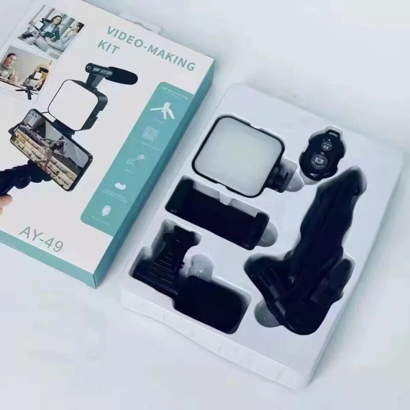 Portable LED Ring Light with Tripod Stand