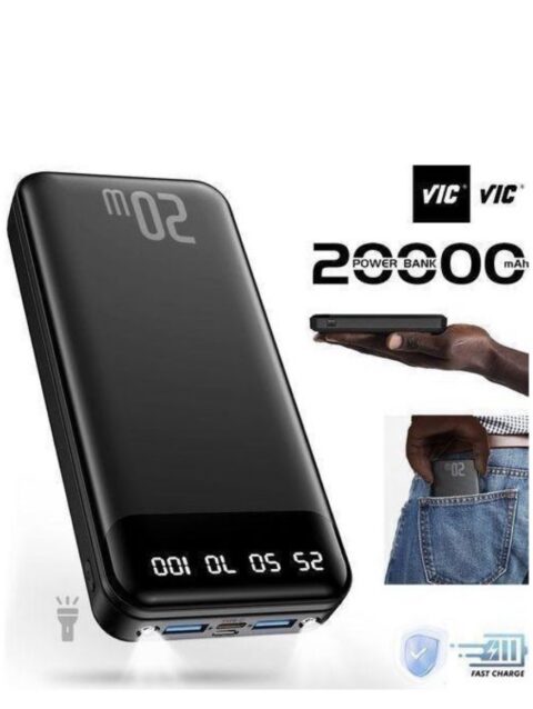 ₩20000mAh Power Banks 74Wh Portable Charger
Ultra Slim Battery Pack( Type C Input)