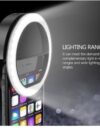 Selfie Rechargeable Phone Selfie Ring Light for Makeup/Video Bloggers