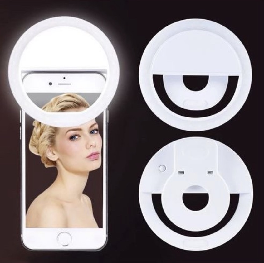 Selfie Rechargeable Phone Selfie Ring Light for Makeup/Video Bloggers - Image 3