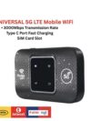 All Network 5G Portable WIFI Router with Sim Card Slot for Travel Support