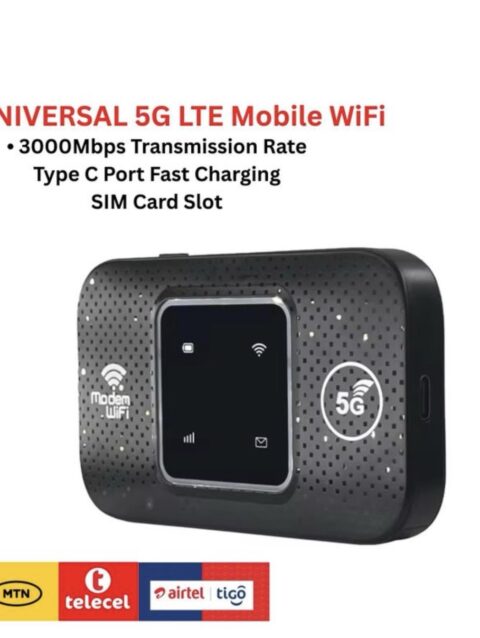 All Network 5G Portable WIFI Router with Sim Card Slot for Travel Support