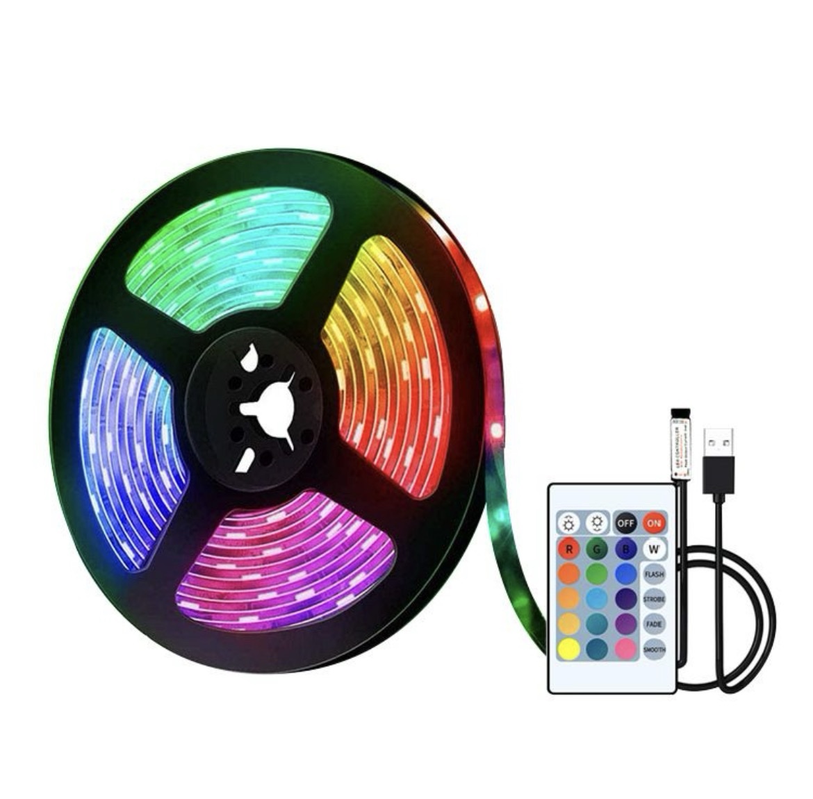 Light up your room with rhythm! 5M RGB