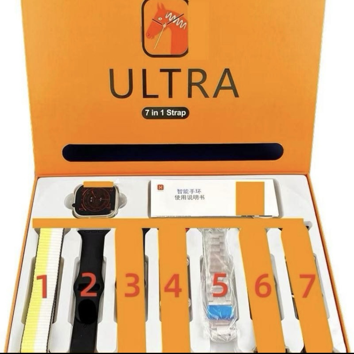 ULTRA 7 in 1 strip watch