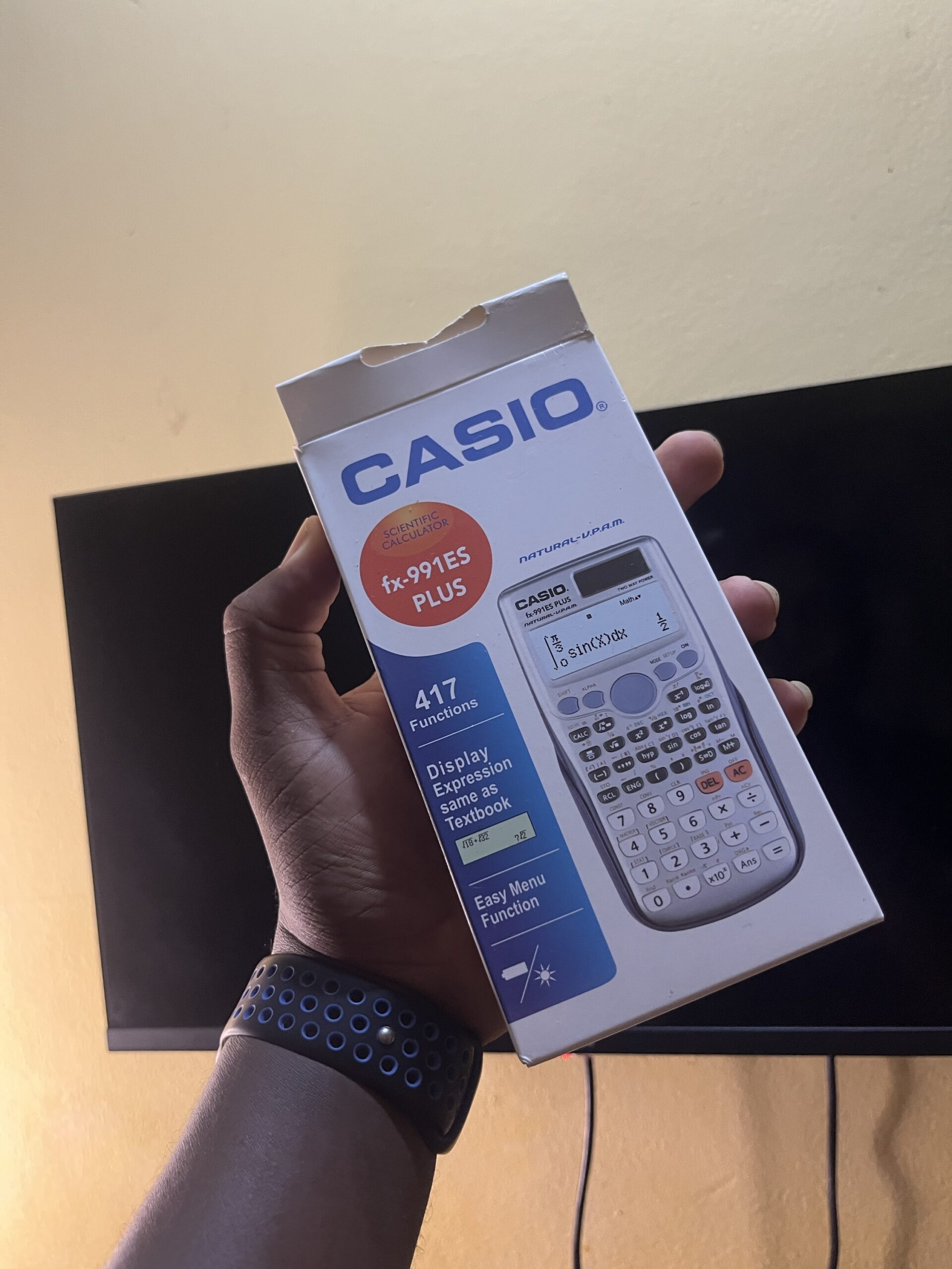 CASIO fx-991ES PLUS Scientific Calculator.