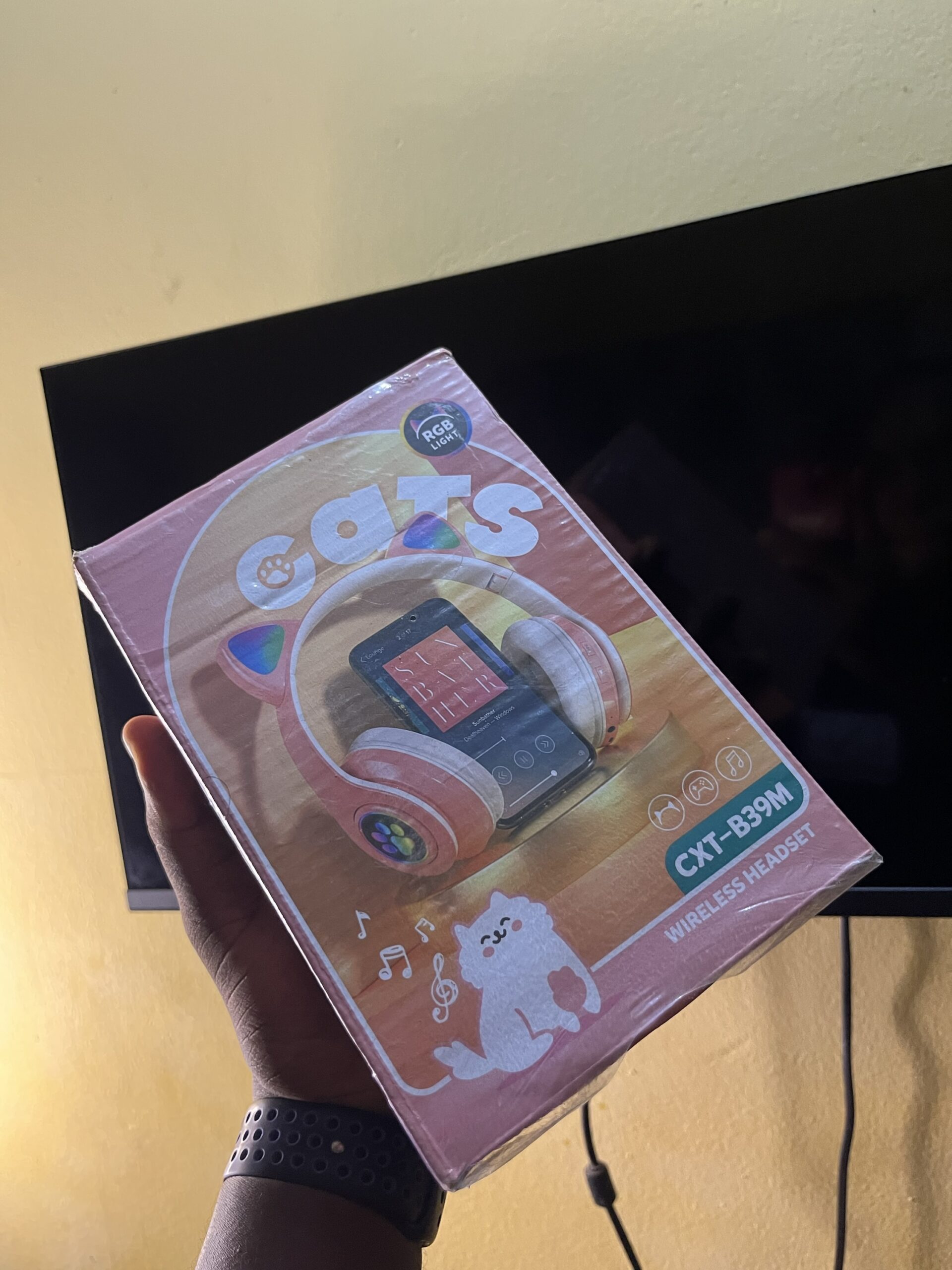 CATS HEADSETS WIRELESS PINK