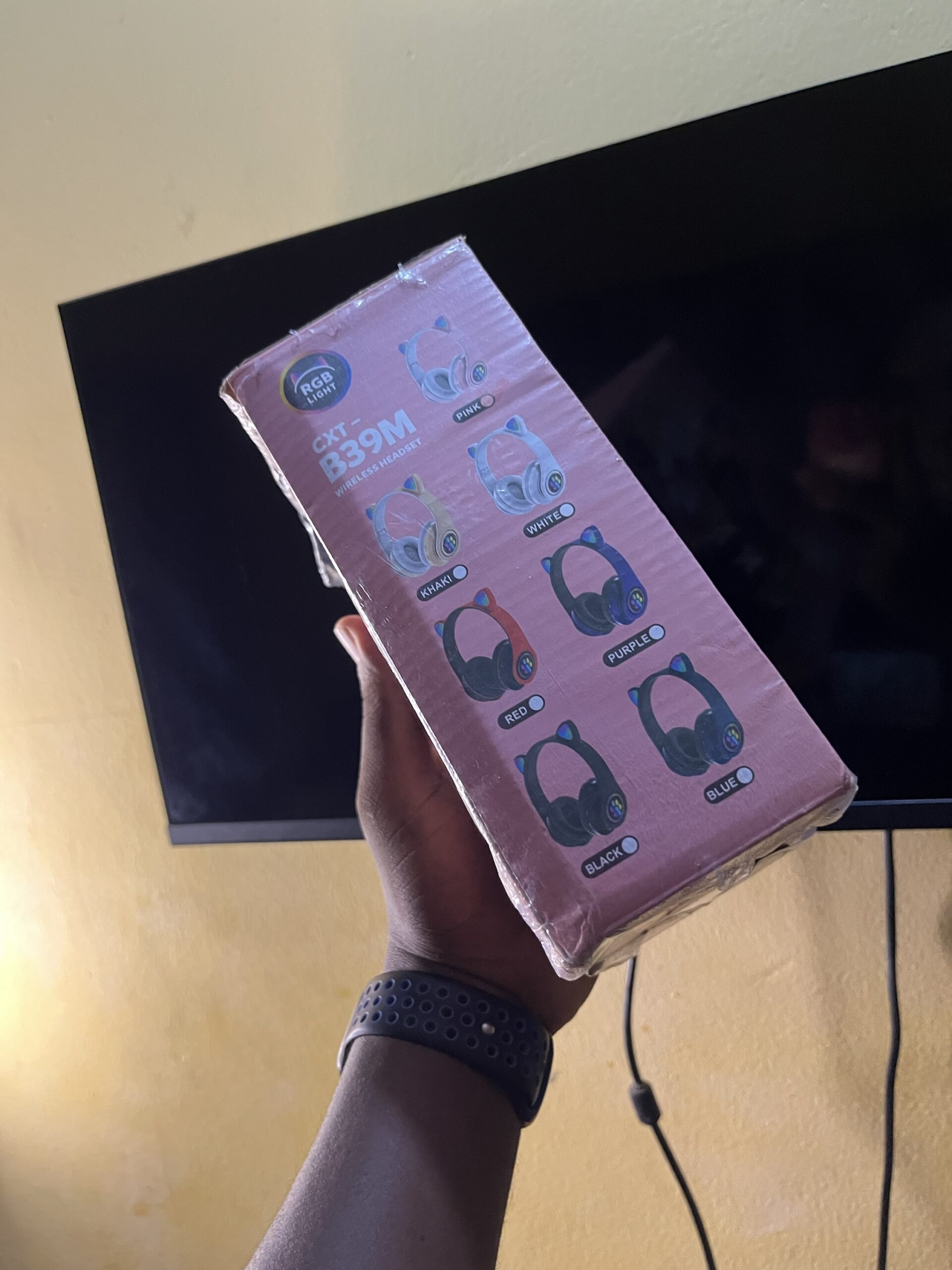 CATS HEADSETS WIRELESS PINK - Image 3